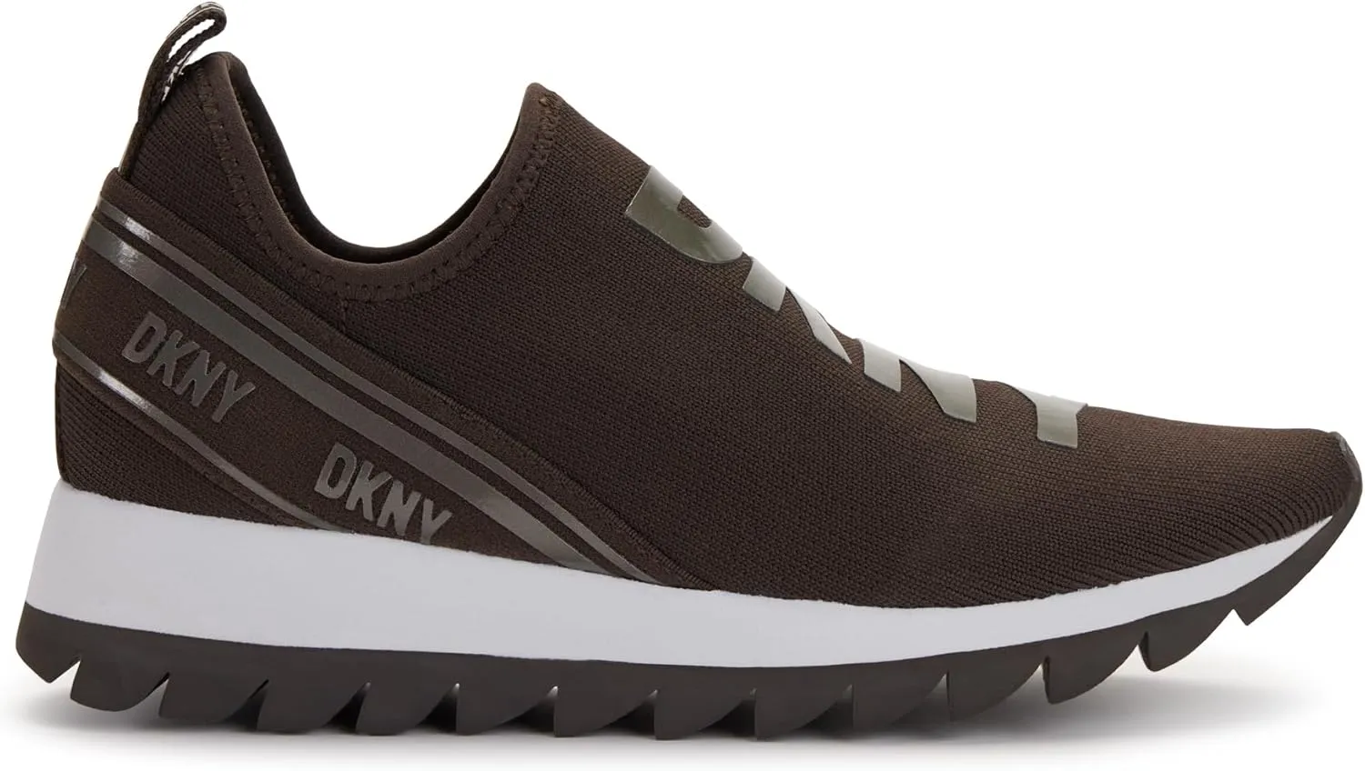 DKNY Women's Abbi Logo Slip-on Running Sneaker