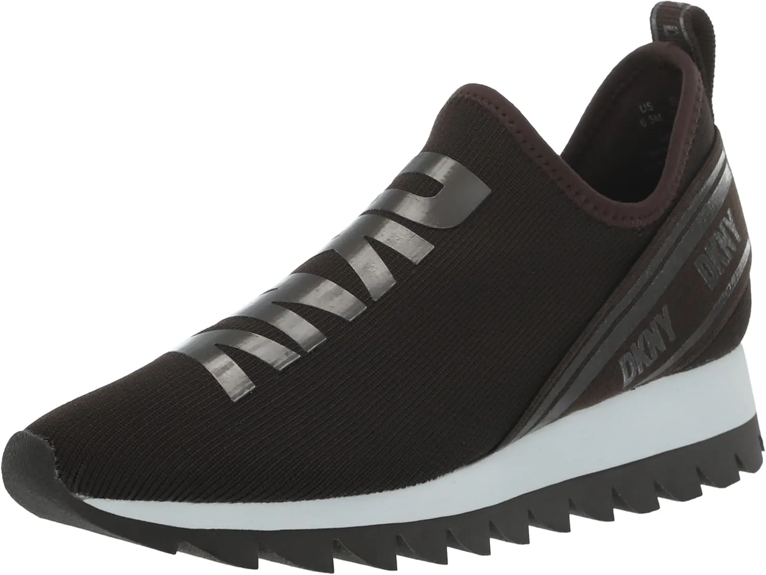 DKNY Women's Abbi Logo Slip-on Running Sneaker
