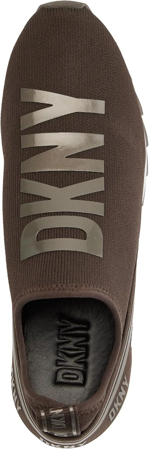 DKNY Women's Abbi Logo Slip-on Running Sneaker