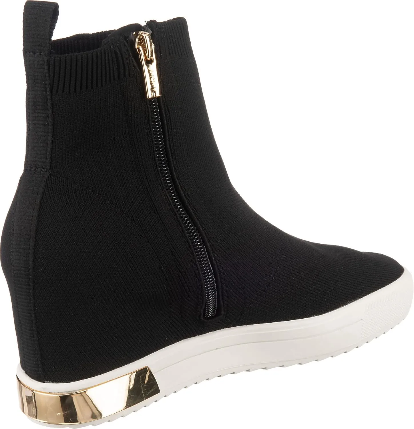 DKNY Women's High Top Slip on Wedge Sneaker