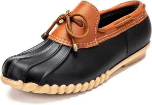 DKSUKO Snow Women's Waterpoof Loafer Shoes Slip On Flat Duck Shoe