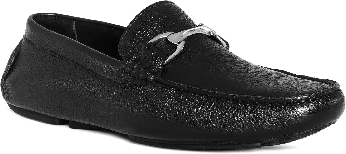 Donald J Pliner Men's Vitali Tumbled Calf Driving Style Loafer