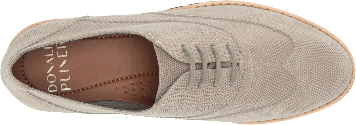 Donald J Pliner Women's Eriel Lizard Suede Loafer