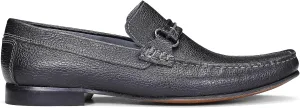 Donald Pliner Donnie Men’s Slip-On Loafer - Stacked Heel – Classic Dress Loafers for Men, Memory Foam Insole, Slip-On Shoes for Men, Comfortable Dress Shoes