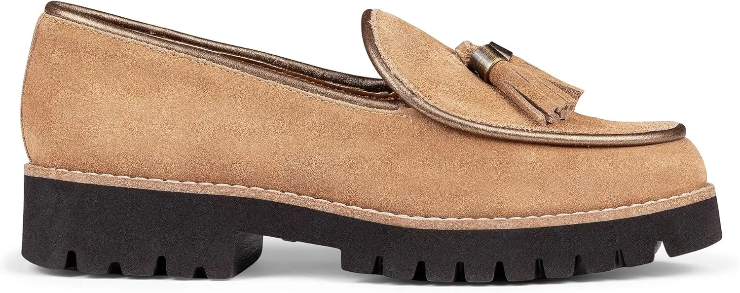 Donald Pliner Women's Eclipse Dress Loafers, Slip-On Shoes, Comfortable Flats for Everyday Walk
