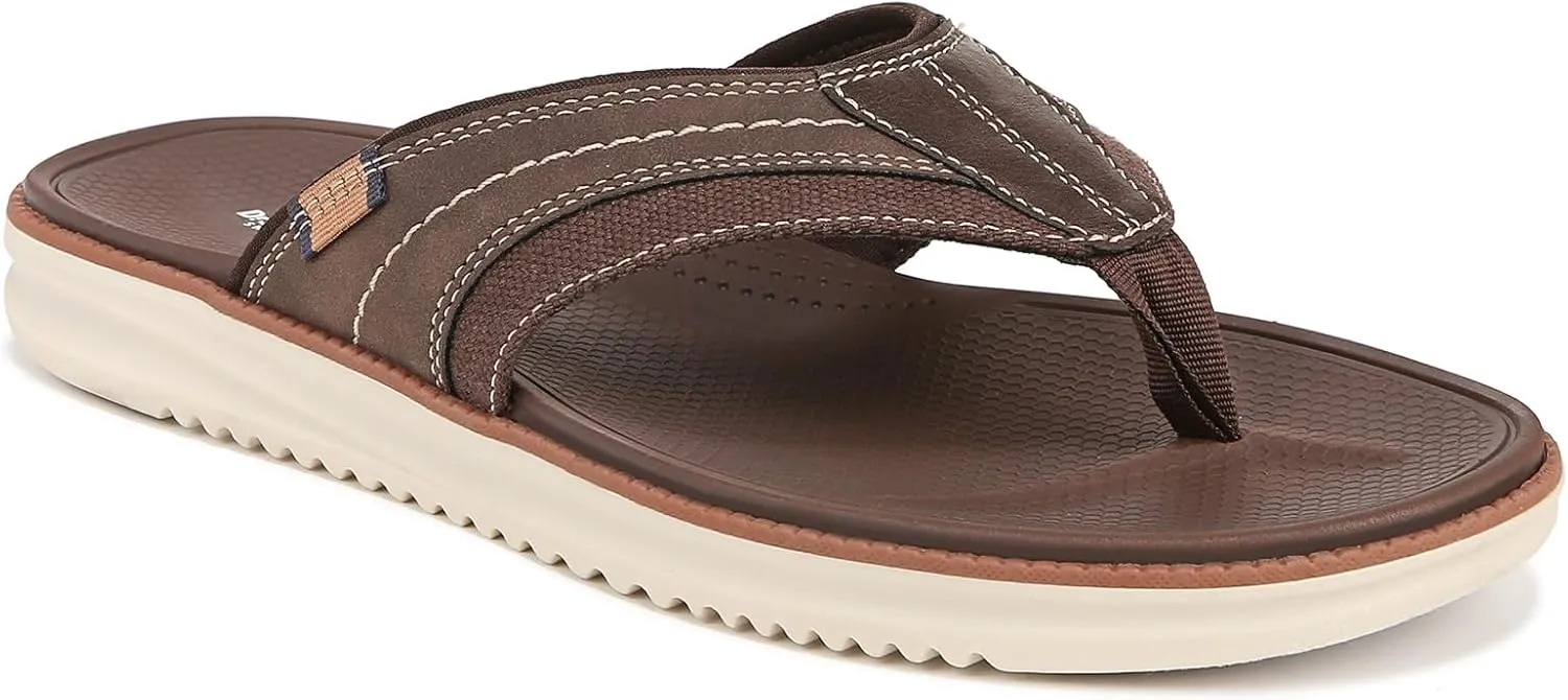 Dr. Scholl's Shoes Men's Sync in Thong Sandal Slide