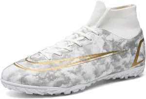 DRESER Athletic adult children's football shoes men's indoor and outdoor football shoes track and field turf world team non-slip running sports lightweight breathable non-slip shock-absorbing shoes