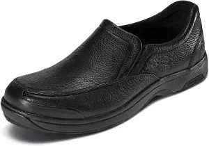 Dunham Men's Battery Park Slip On,Black,8.5 4E US