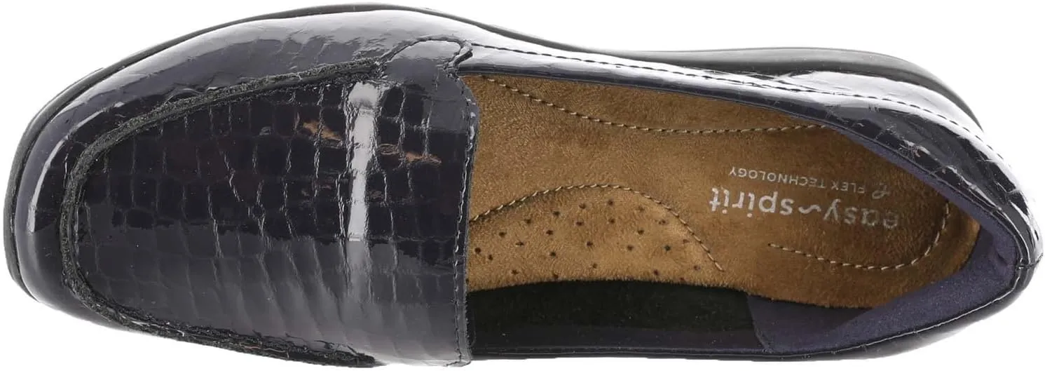 Easy Spirit Women's Abide Croco Print Casual Flat