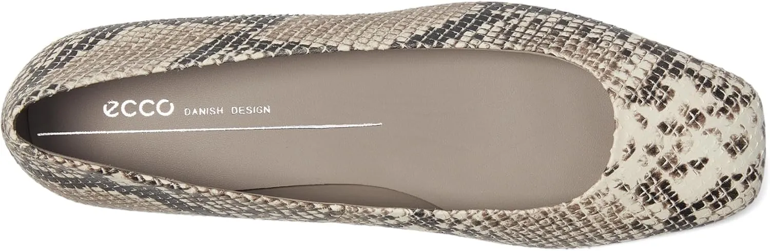 ECCO Women's Margot Plain Toe Ballerina Ballet Flat