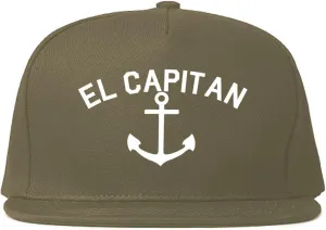 El Capitan Anchor Captain Mens Snapback Hat