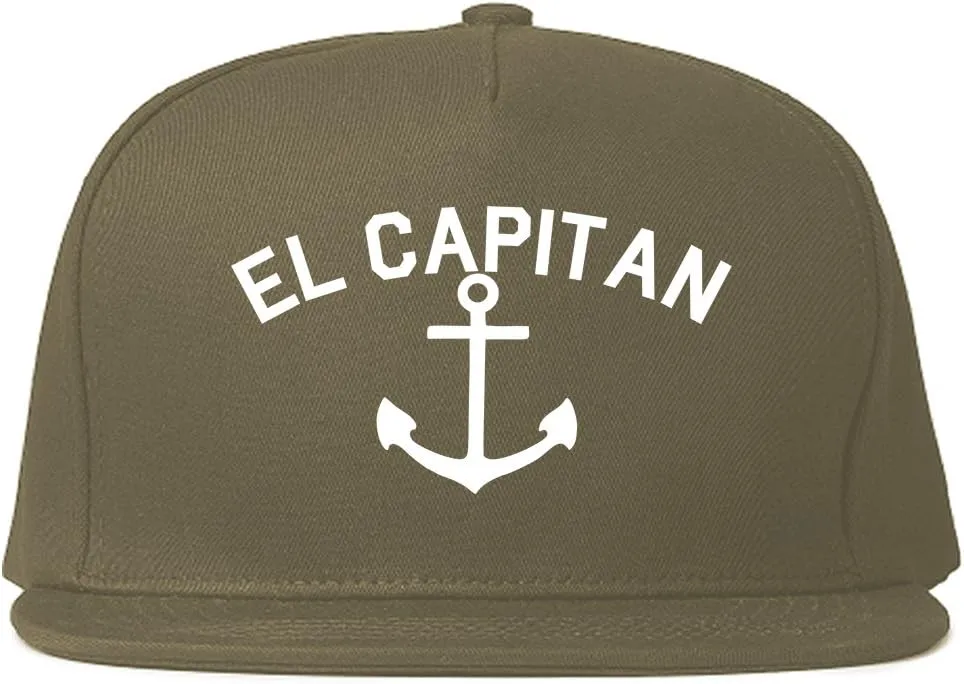 El Capitan Anchor Captain Mens Snapback Hat
