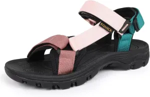 EQUICK Sport Sandals for Women, Open Toe Strap Sandal Anti-skidding Outdoor Water Sandals Comfortable Athletic Sandals for Beach