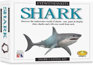 Eyewitness Kits Perfect Cast Sharks Cast, Paint, Display and Learn Craft Kit