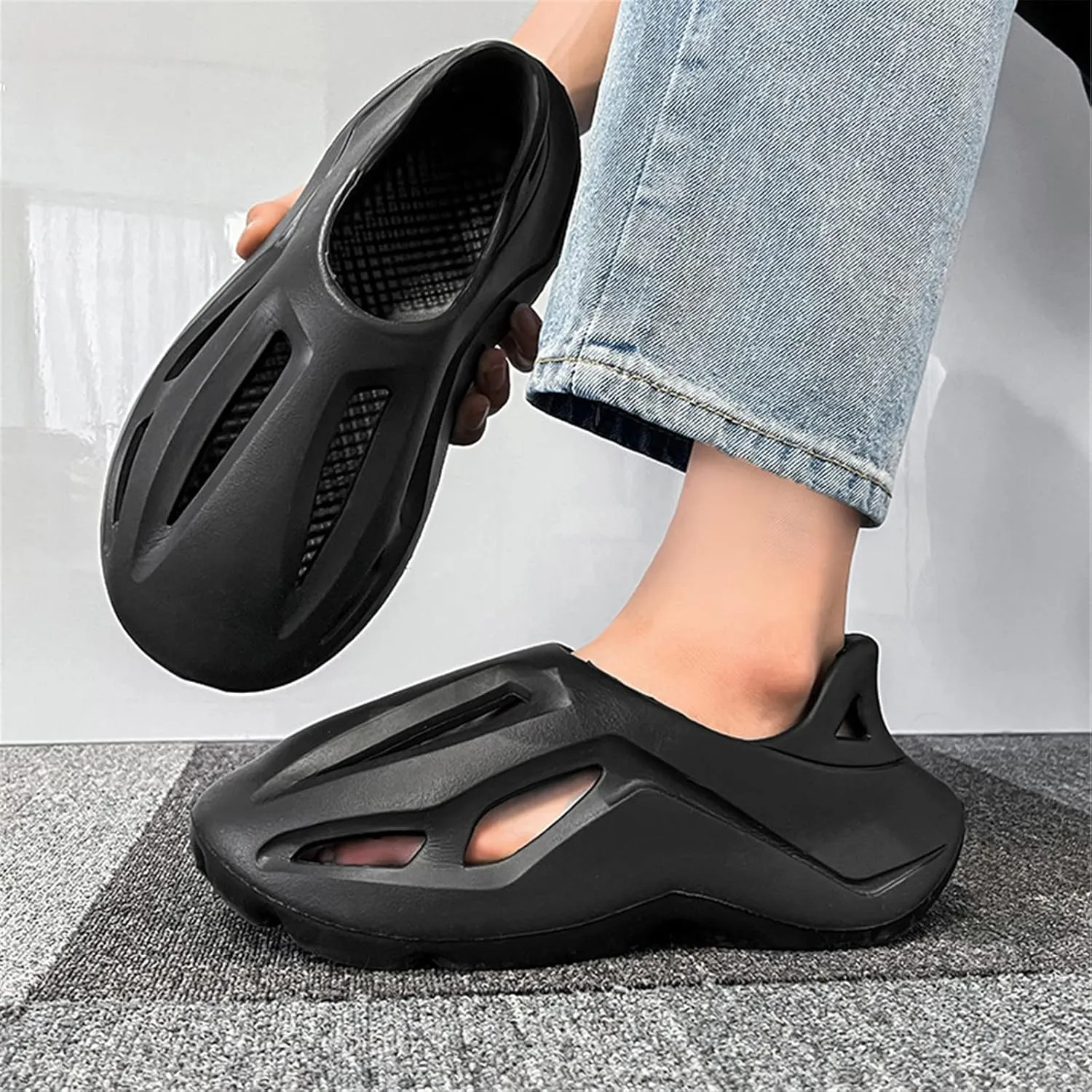 Fashion Trend foam runners for kids sneakers boys cloud slides pillow running shoes girls sandals Big kids outdoor indoor slippers Little Kids