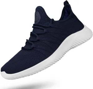 Feethit Womens Slip On Running Shoes Non Slip Walking Shoes Lightweight Gym Workout Shoes Breathable Fashion Sneakers