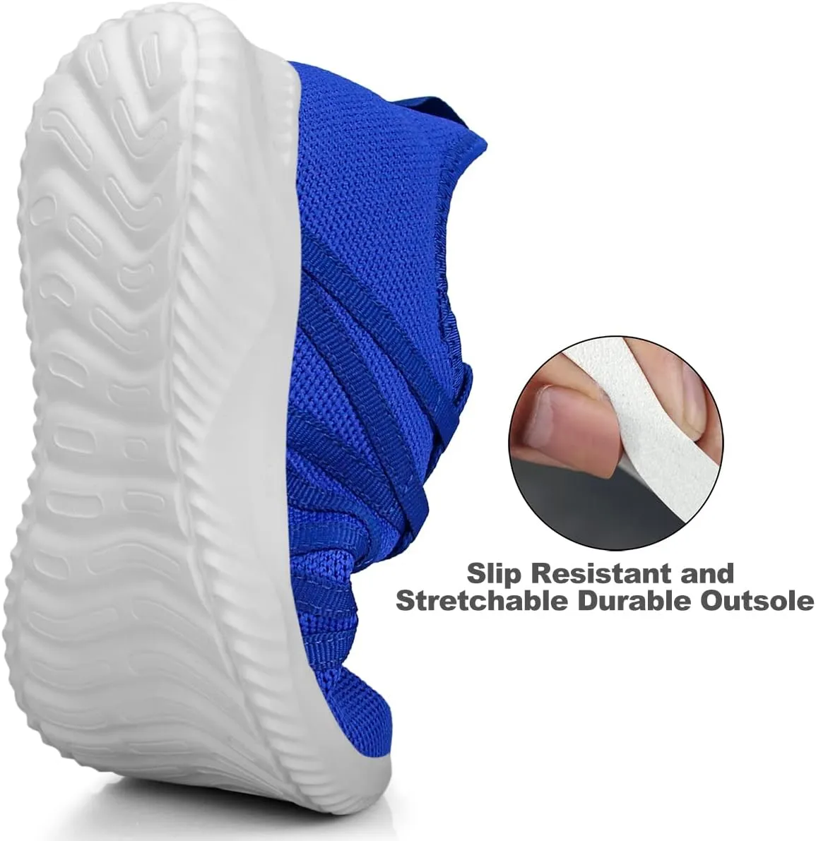 Feethit Womens Slip On Running Shoes Non Slip Walking Shoes Lightweight Gym Workout Shoes Breathable Fashion Sneakers