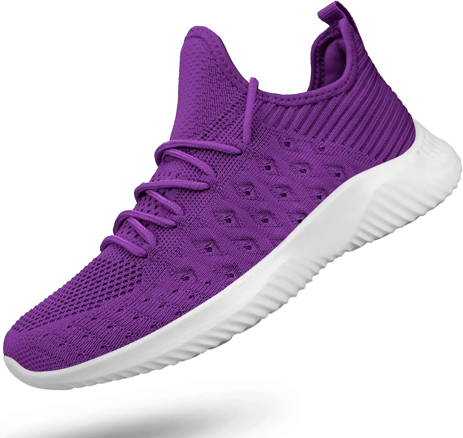 Feethit Womens Slip On Walking Shoes Non Slip Running Shoes Breathable Workout Shoes Lightweight Gym Sneakers