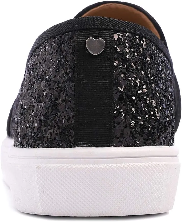 FEVERSOLE Women's Fashion Slip-On Sneaker Casual Flat Loafers