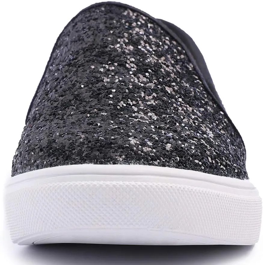 FEVERSOLE Women's Fashion Slip-On Sneaker Casual Flat Loafers