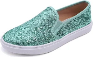 FEVERSOLE Women's Fashion Slip-On Sneaker Casual Flat Loafers