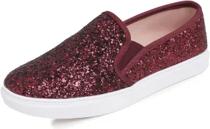 FEVERSOLE Women's Fashion Slip-On Sneaker Casual Flat Loafers