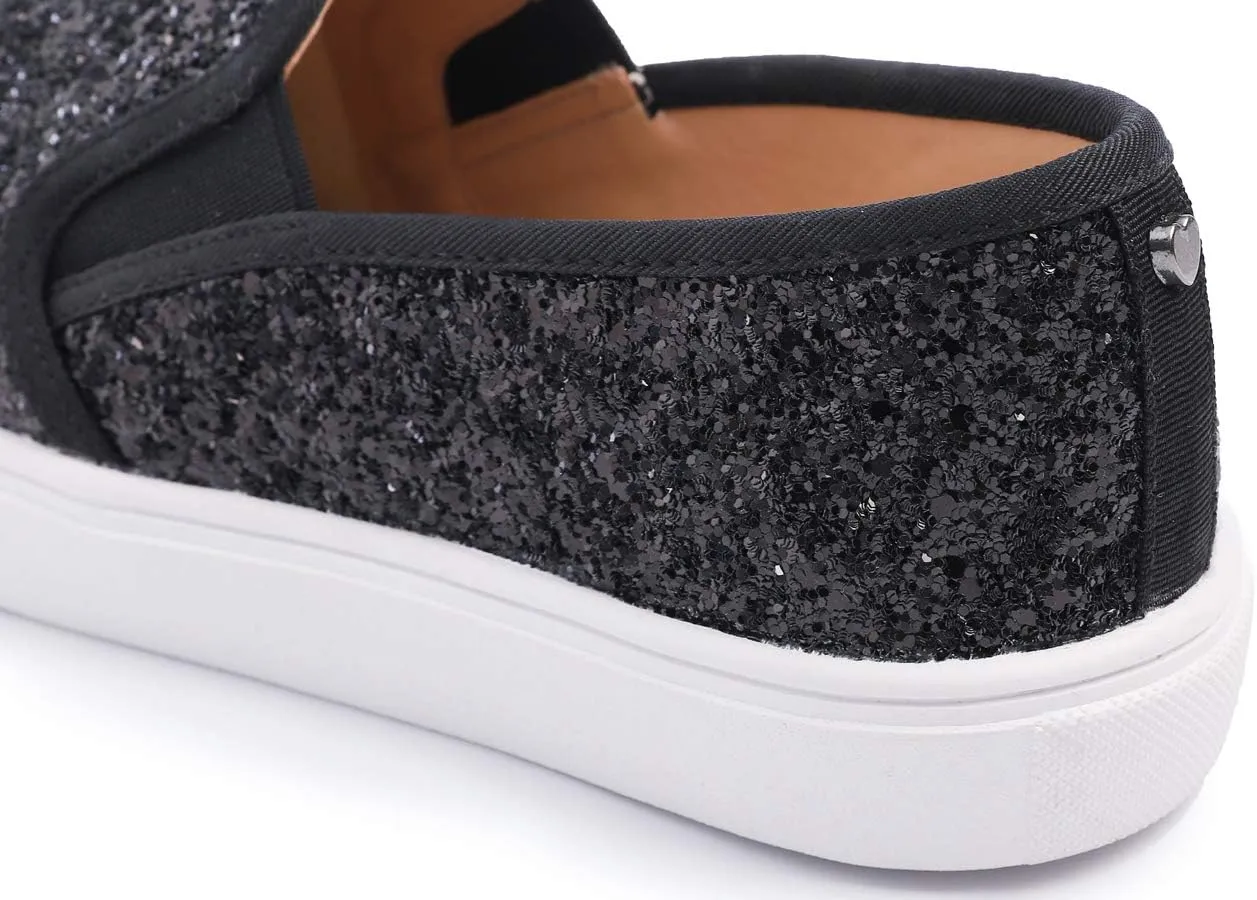 FEVERSOLE Women's Fashion Slip-On Sneaker Casual Flat Loafers