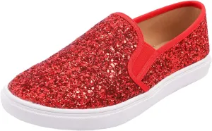 FEVERSOLE Women's Fashion Slip-On Sneaker Casual Flat Loafers