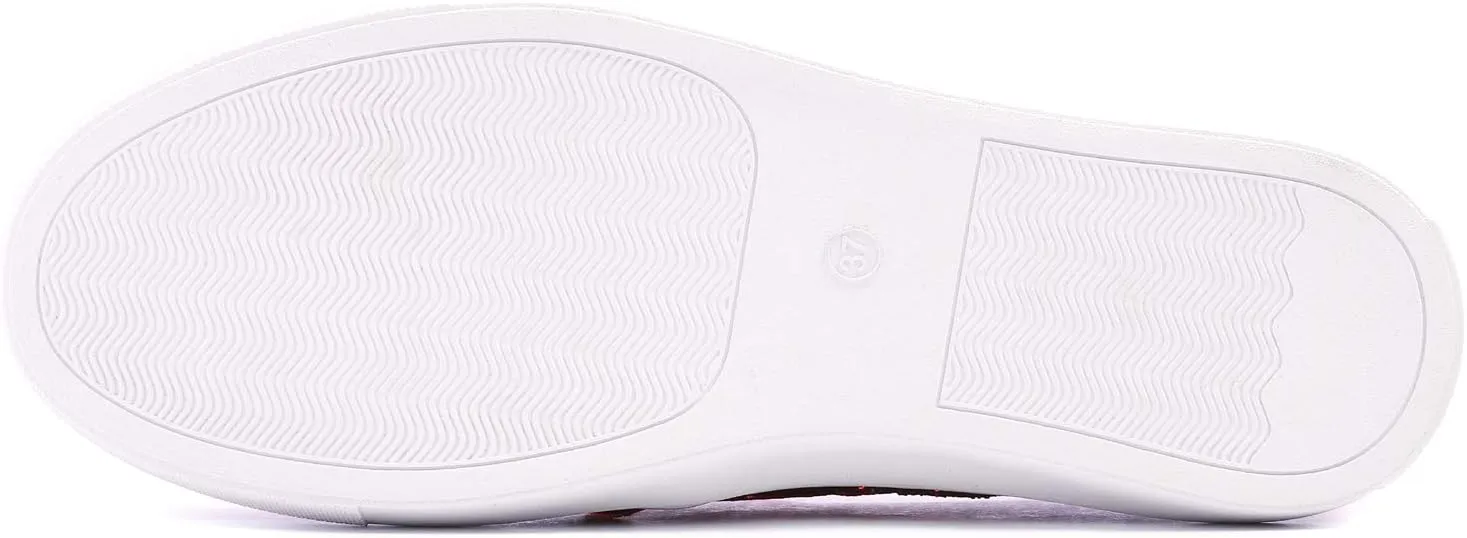 FEVERSOLE Women's Fashion Slip-On Sneaker Casual Flat Loafers