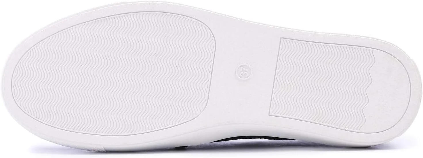 FEVERSOLE Women's Fashion Slip-On Sneaker Casual Flat Loafers