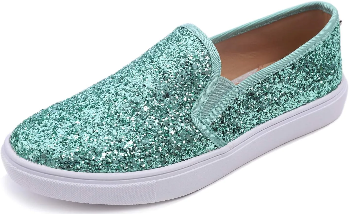 FEVERSOLE Women's Fashion Slip-On Sneaker Casual Flat Loafers