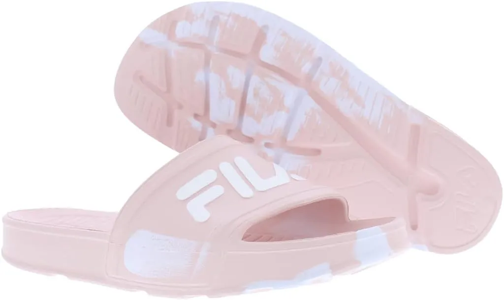 Fila Unisex-Child Sleek Slide Marble Sandal