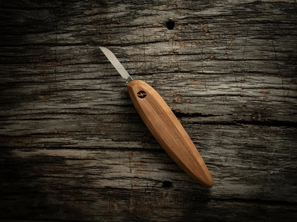 Flexcut Pro Series Wood Carving Tools | Precision USA-Made 1 5/8 inch Carving Knife | Full Flat Grind 1095 Steel Blade | Ergonomic Knife Handle Eliminates Interference on Tight Cuts | FP02