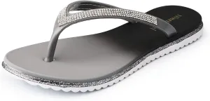 Flip Flops for Women.Comfortable Walking Flat Sandals.Beach Summer Casual Slide Sandals.Fashion Design for Indoor Outdoor
