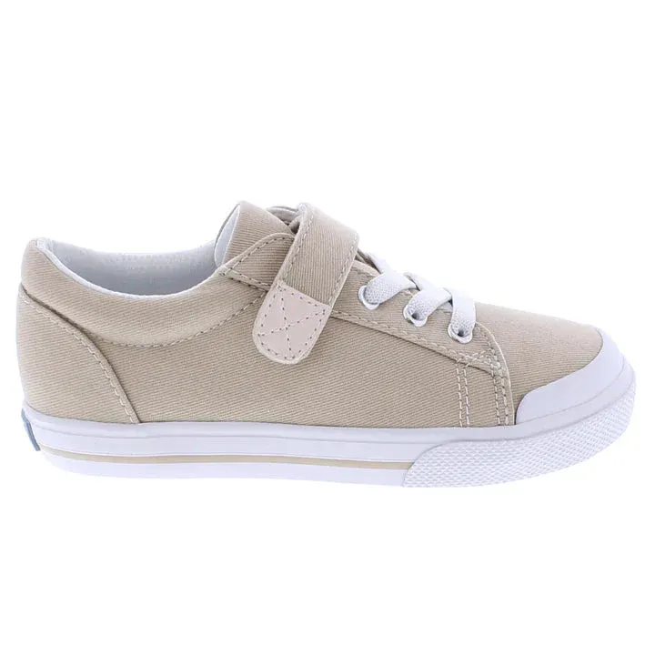Footmates Jordan Velcro Sneaker- Stone