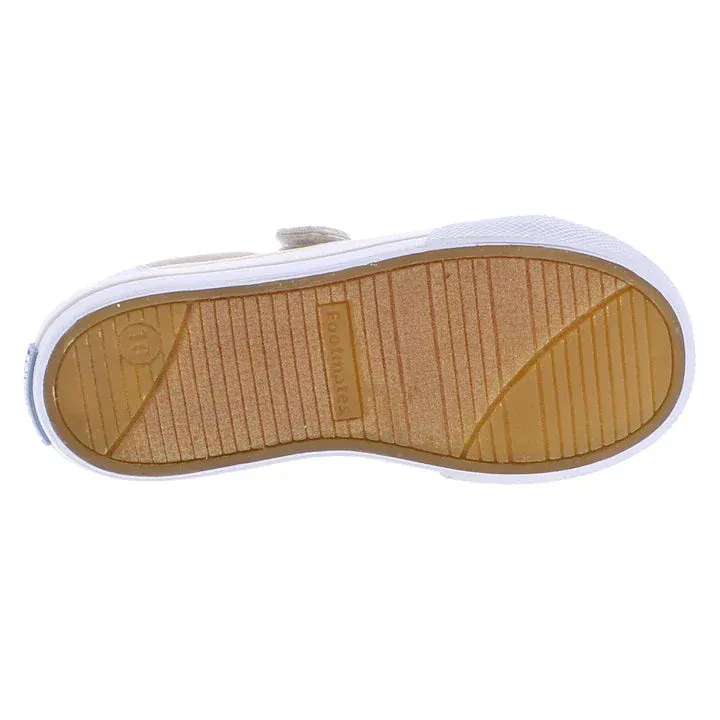 Footmates Jordan Velcro Sneaker- Stone