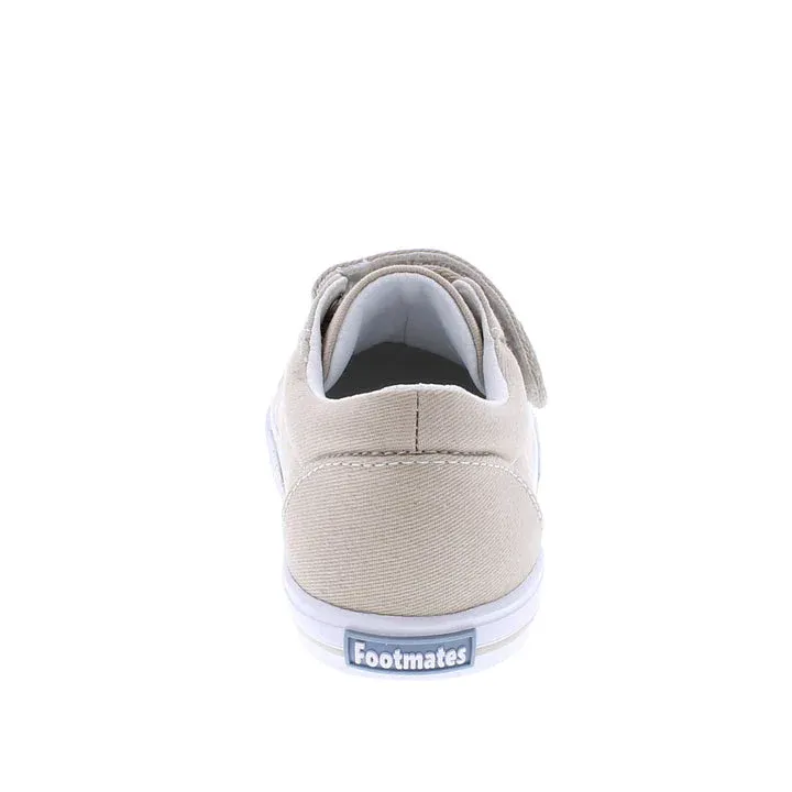 Footmates Jordan Velcro Sneaker- Stone