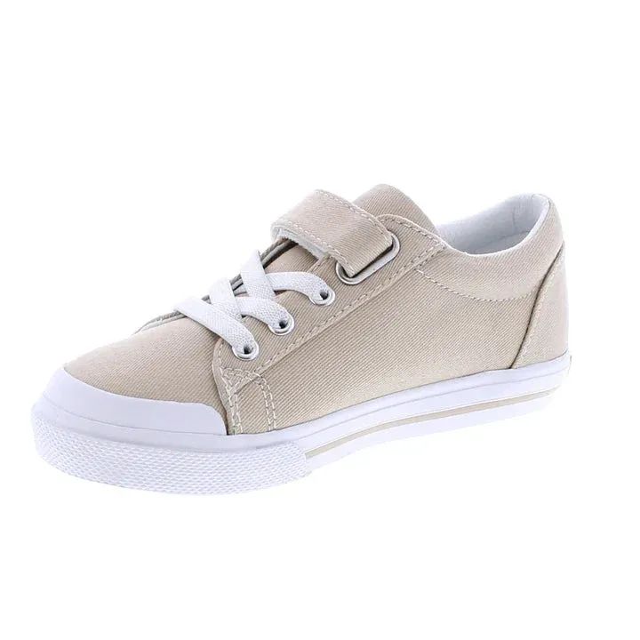 Footmates Jordan Velcro Sneaker- Stone