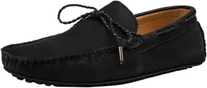 for Men Loafers Shoes Square Toe Faux Leather Driving Moccasins Boat Shoes Flexible Anti-Slip Lightweight Prom Wedding Slip On