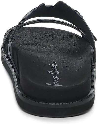 FRANCO CUADRA | Men's Sandal in Premium Black Stingray Leather with Adjustable Buckle 4M7MTTS