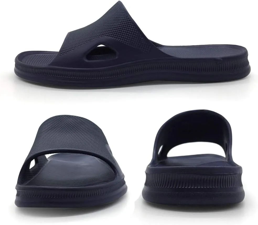 FUNKYMONKEY Mens Bathroom Shower Slippers Indoor Home Beach Non Slip Sandal