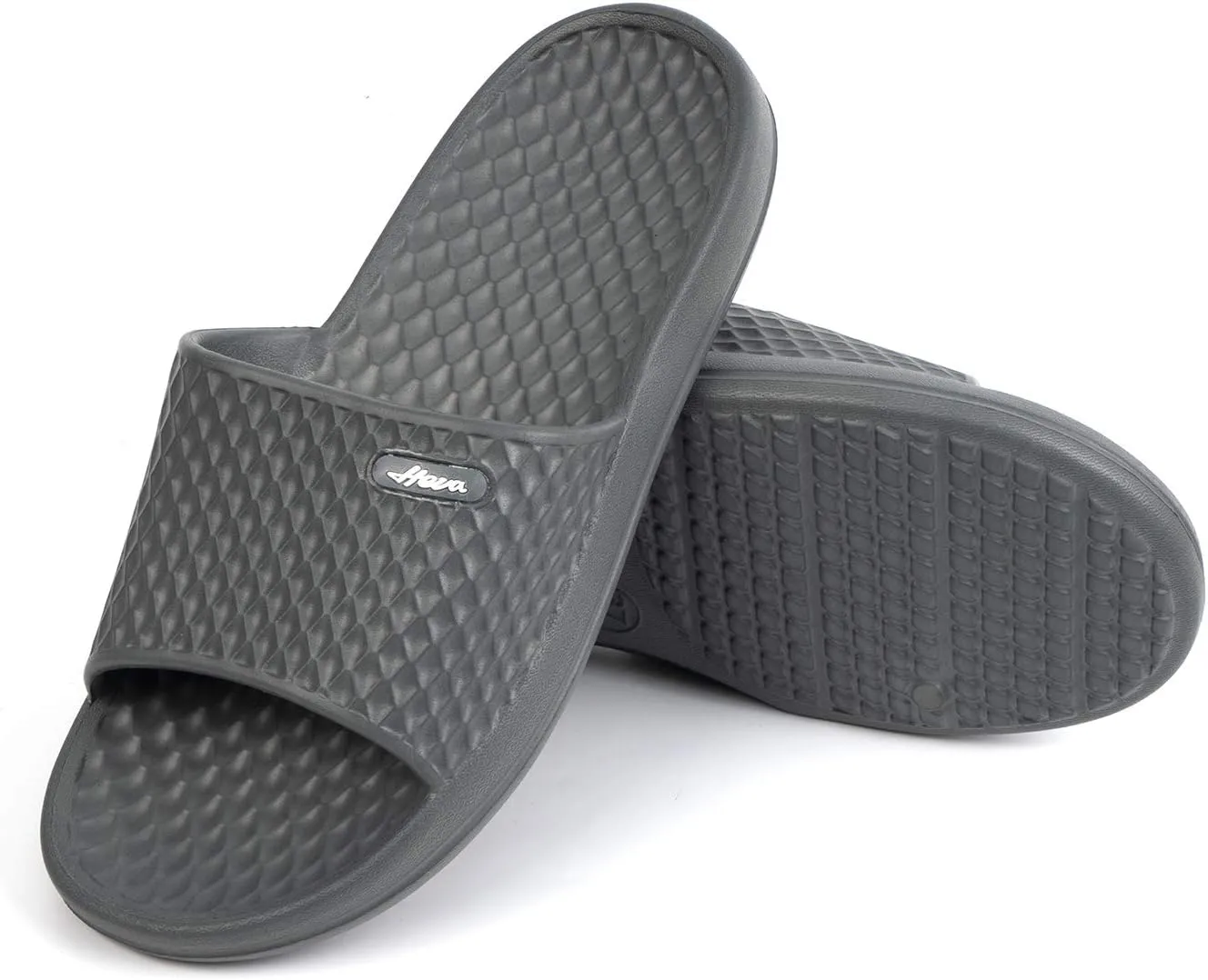 FUNKYMONKEY Mens Bathroom Shower Slippers Indoor Home Beach Non Slip Sandal