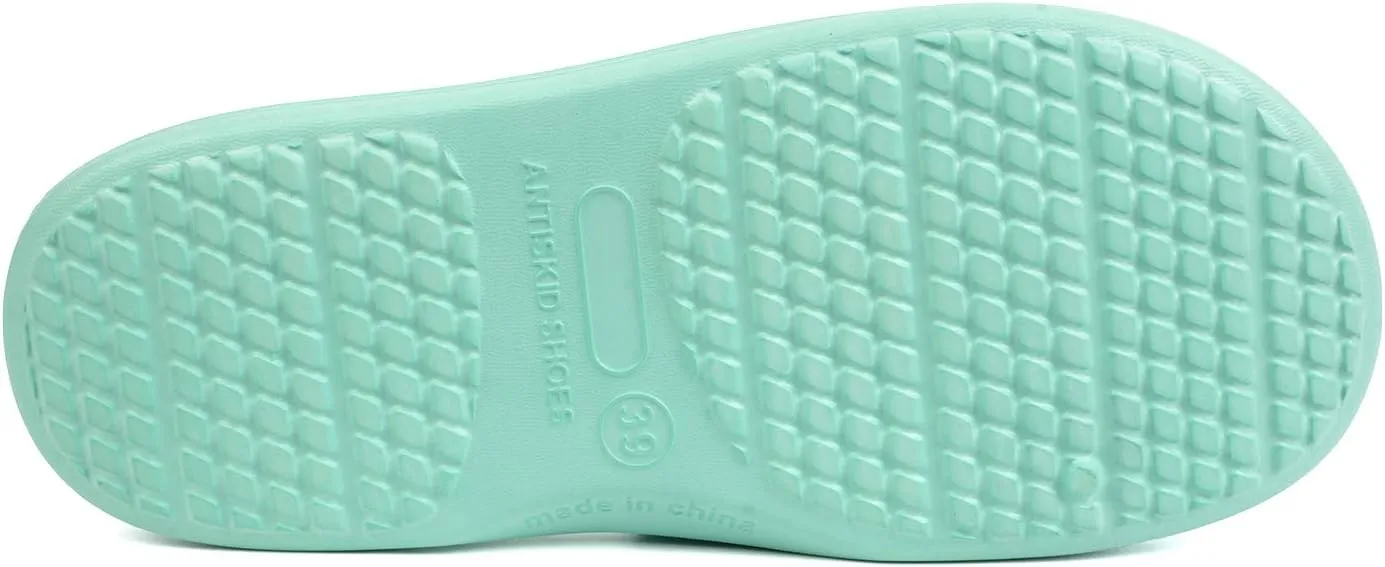 FUNKYMONKEY Womens Bathroom Shower Slippers Indoor Home Beach Non Slip Sandal