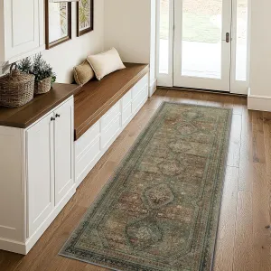 GENIMO Runner Rug 2x7, Machine Washable Hallway Runner Rugs, Non Slip Low Pile Lightweight Carpet at for Living Room, Entryway, Bedroom, Kitchen and Passage