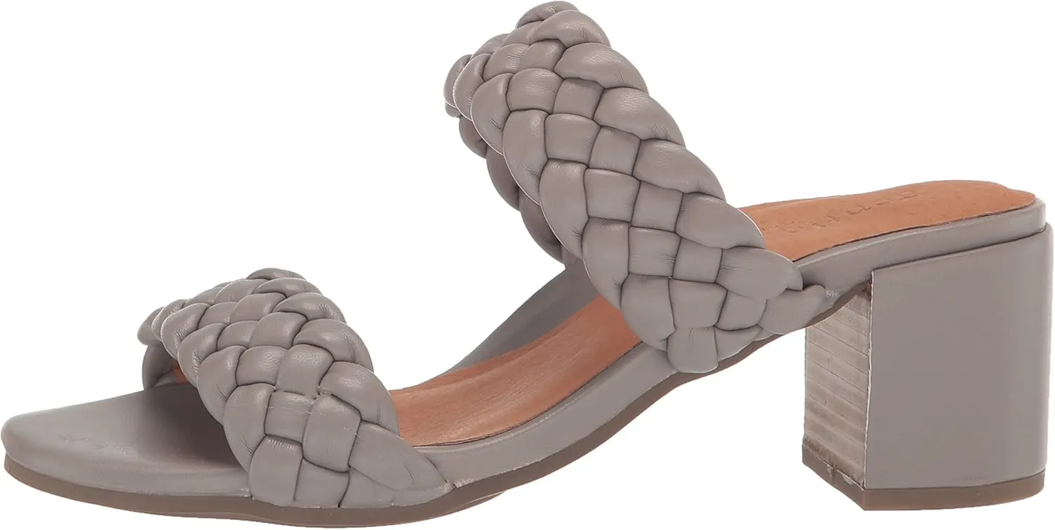 Gentle Souls by Kenneth Cole Women's Charlene Two Braid Heeled Sandal
