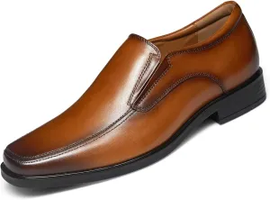 GIFENNSE Mens Loafers Leather Slip-on Dress Shoes
