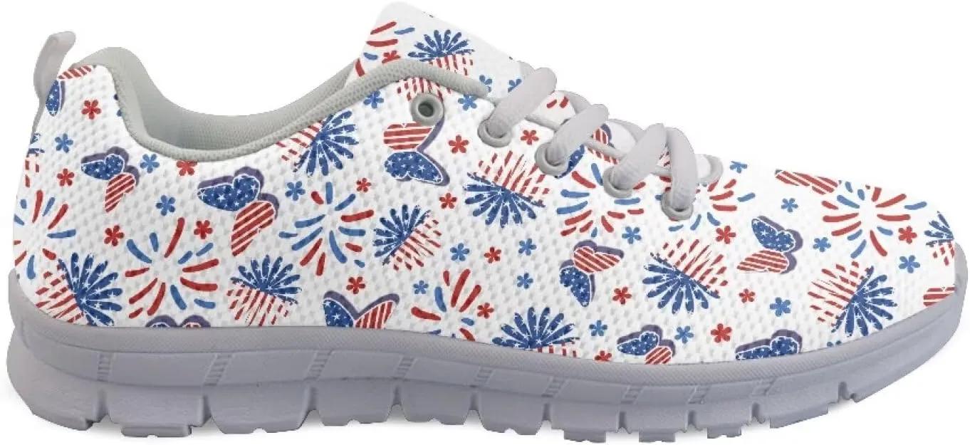 GIFTPUZZ Platform Shoes for Women Lace Up Low Top Sneaker Casual Walking Running Shoes Size 39-48