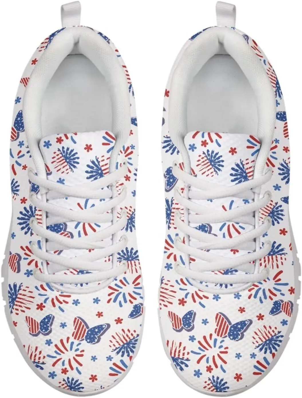 GIFTPUZZ Platform Shoes for Women Lace Up Low Top Sneaker Casual Walking Running Shoes Size 39-48