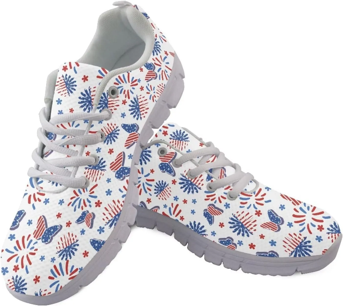 GIFTPUZZ Platform Shoes for Women Lace Up Low Top Sneaker Casual Walking Running Shoes Size 39-48