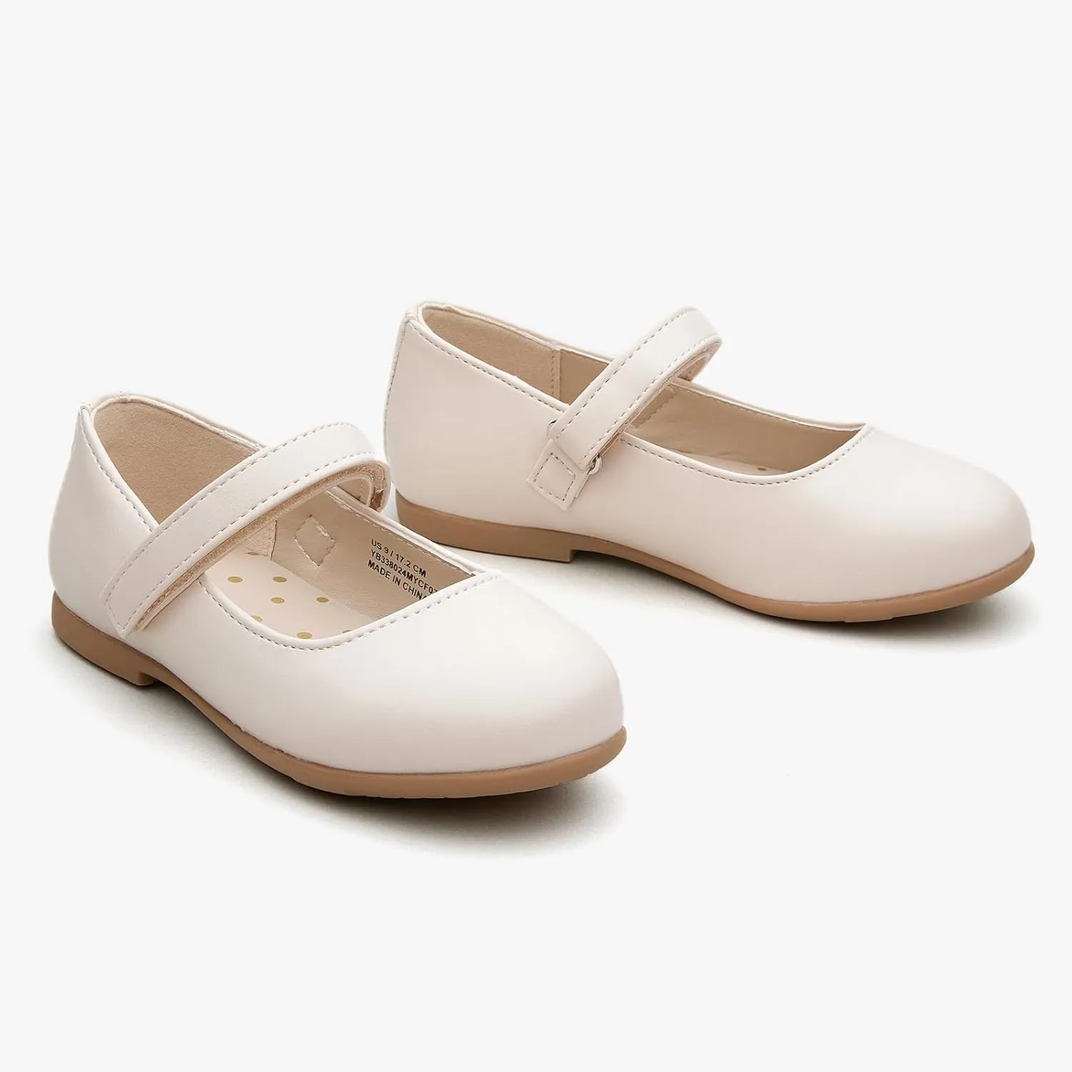 Girl Mary Jane Ballerina Flat Dress Shoe for Toddler Little Kid